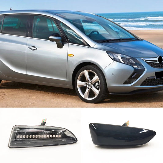 For Opel for Vauxhall Astra J K Crossland X Grandland Insignia B Zafira C LED Dynamic Turn Signal Light Side Fender Marker Lamp