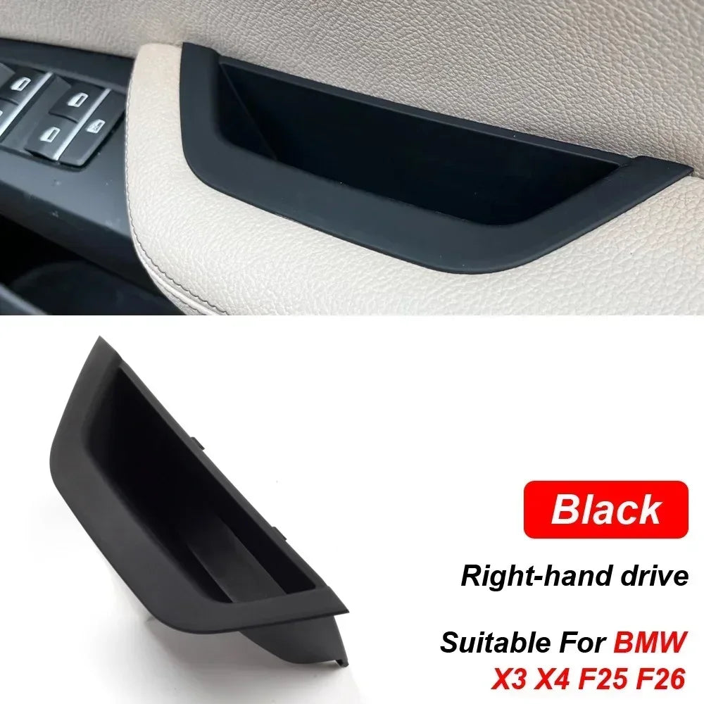 LHD RHD Interior Driver Door Pull Handle Armrest Panel Cover Storage Box For BMW X3 X4 F25 F26 2010-2016 51417250307