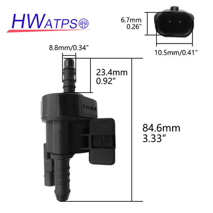 For Audi A3 A4L A6L A5 A7 Q3 Q5 R8 TT VW Golf Tiguan Passat CC B6 Fuel Tank Breathing Vapor Purge Valve 06H906517AB 06H906517G