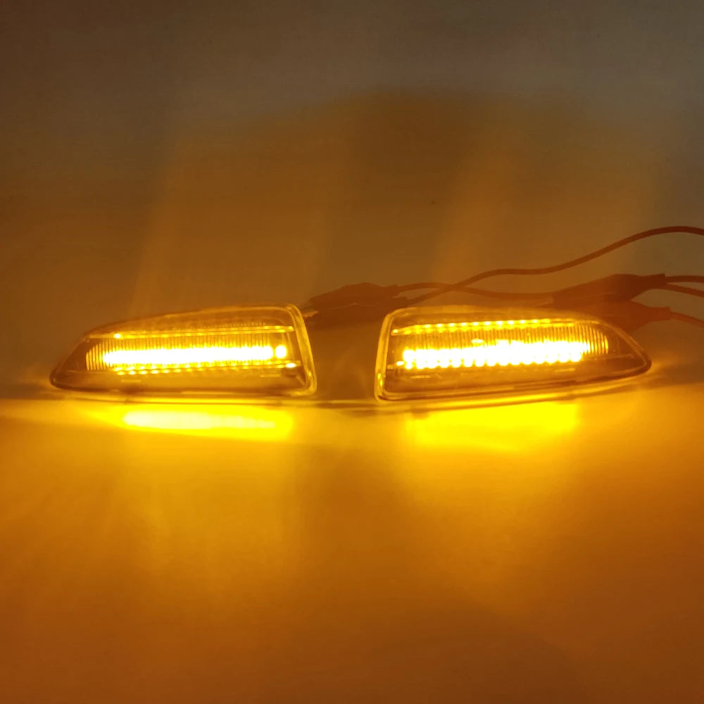 For Opel for Vauxhall Astra J K Crossland X Grandland Insignia B Zafira C LED Dynamic Turn Signal Light Side Fender Marker Lamp