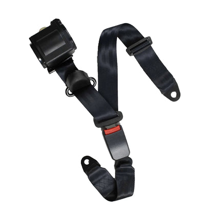 Universal Self-Winding Shrink 3-Point Seat Belt Lap With Car Seat Belt Adjuster Lock Seat Retractable Auto Safety Belt
