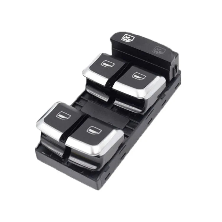 Red light 8VD 959 851 A 8VD 959 855A Chrome Side Window Regulator Lever Switch Window Glass Lifter Switch for Audi A3 8V