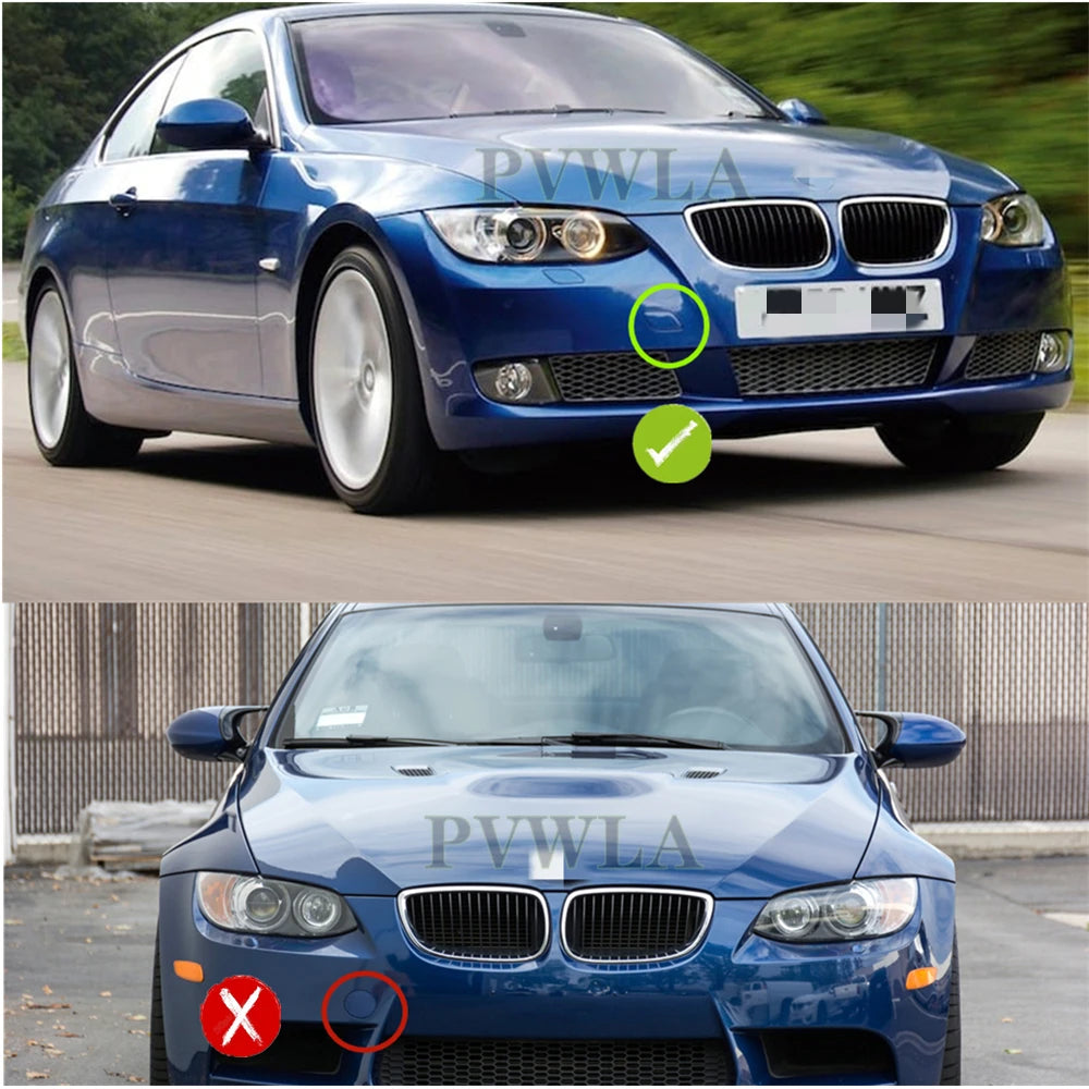 For BMW E92 E93  2008 2009 2010 2011 Primed Front Bumper Tow Eye Trim Cap Cover