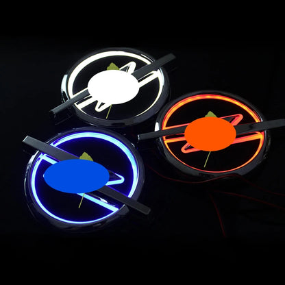 DC 12V 5D Car Illuminated Badge Led Light Auto Logo Lights Car Emblem for Opel White Red Blue