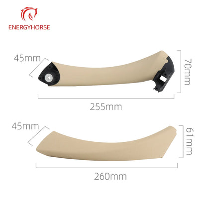 Car Interior Door Pull Handle With Cover Trim Replacement For BMW E90 3 Series 320 323 325 330 51417230850