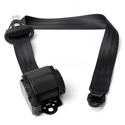 Universal Self-Winding Shrink 3-Point Seat Belt Lap With Car Seat Belt Adjuster Lock Seat Retractable Auto Safety Belt