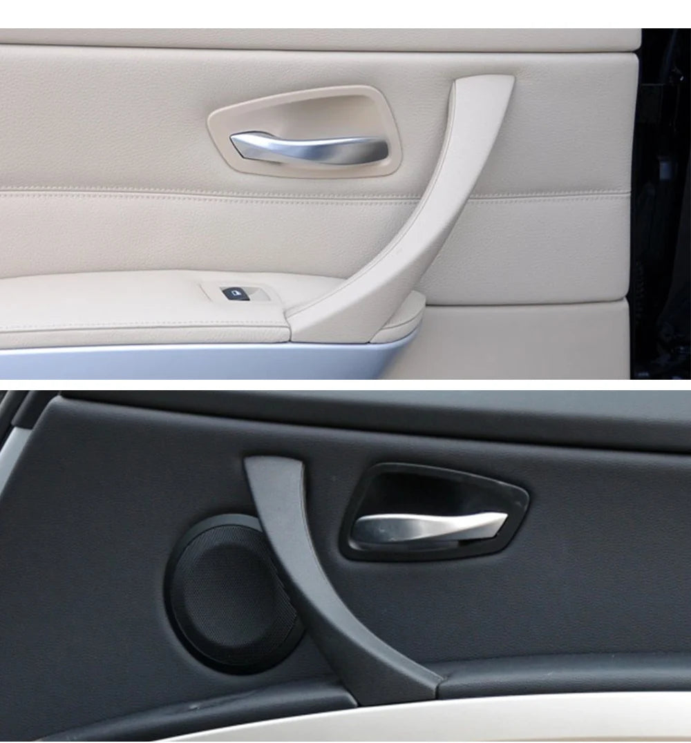 Car Interior Door Pull Handle With Cover Trim Replacement For BMW E90 3 Series 320 323 325 330 51417230850