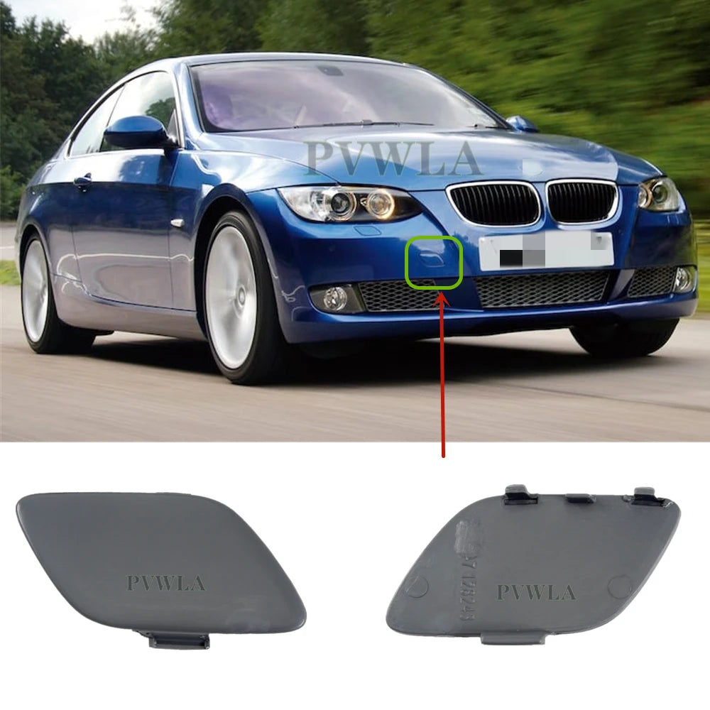 For BMW E92 E93  2008 2009 2010 2011 Primed Front Bumper Tow Eye Trim Cap Cover