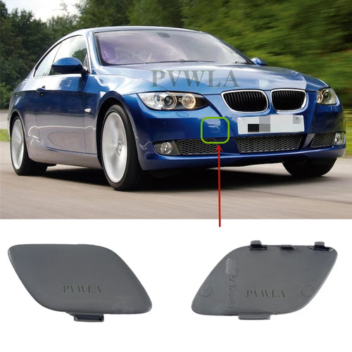 For BMW E92 E93  2008 2009 2010 2011 Primed Front Bumper Tow Eye Trim Cap Cover