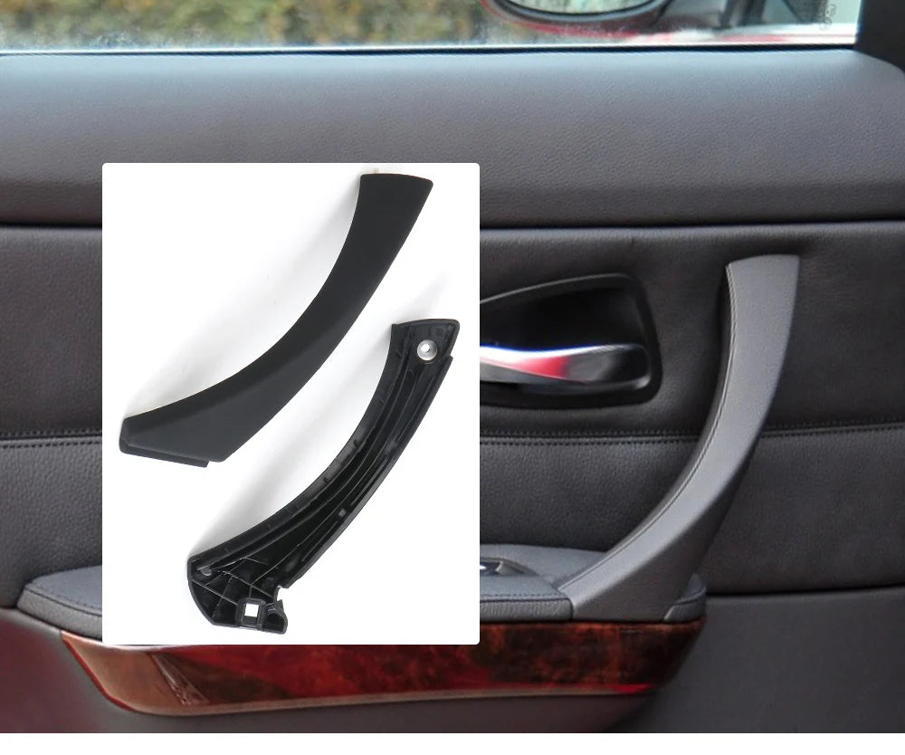Car Interior Door Pull Handle With Cover Trim Replacement For BMW E90 3 Series 320 323 325 330 51417230850