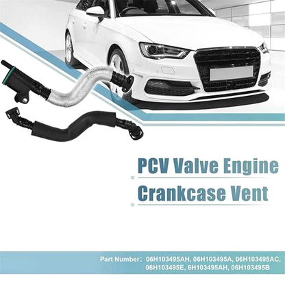 10Pcs PCV Oil Water Separator Vent Hose Combination for Q5 A3 A4 VW Passat Golf Seat Leon Toledo 06J103221B 06H103226A