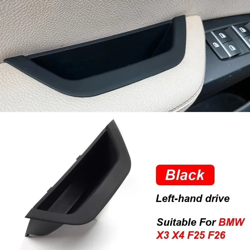 LHD RHD Interior Driver Door Pull Handle Armrest Panel Cover Storage Box For BMW X3 X4 F25 F26 2010-2016 51417250307