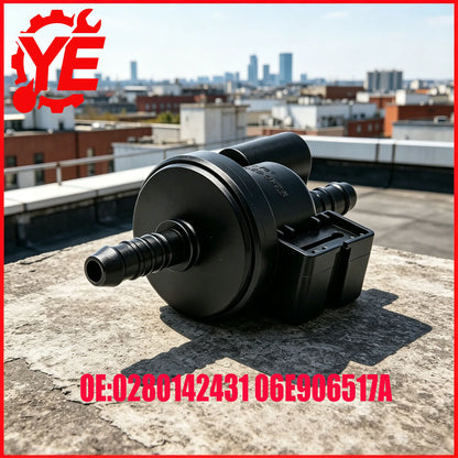 1pcs 06E906517A Vapor Canister Purge Valve 0280142431 for A3 A4 A6 Q7 A8 for Golf Jetta Passat Beetle 06E906517 0280142431