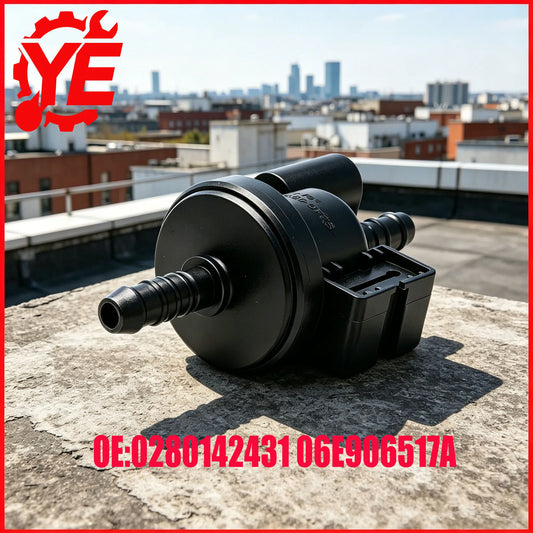 1pcs 06E906517A Vapor Canister Purge Valve 0280142431 for A3 A4 A6 Q7 A8 for Golf Jetta Passat Beetle 06E906517 0280142431