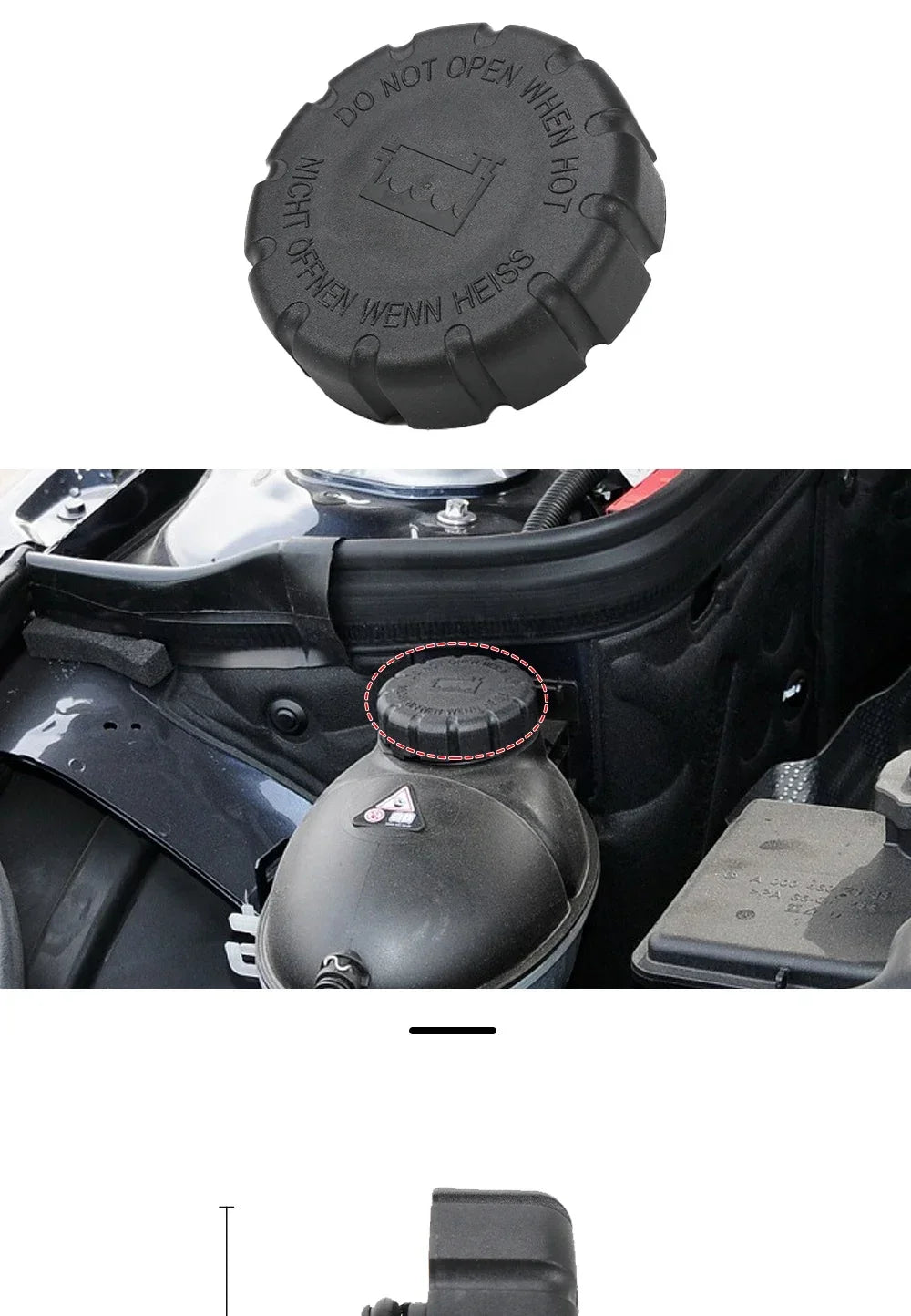 2105010615 2105010715 A2105010715 A2105010615 Radiator Coolant Expansion Tank Cap For Mercedes Benz W203 W204 W210 W211 W212