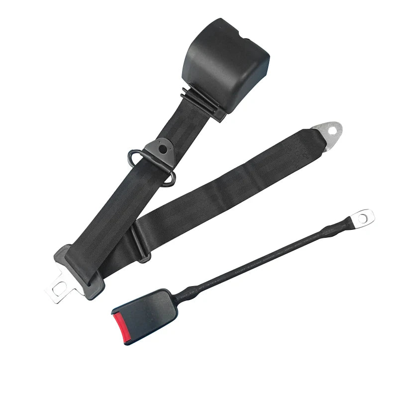 Universal 3 Point Retractable Seat Belt Driver Safety Straps Adjustable Locking Auto Car Truck Accessories