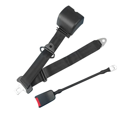 Universal 3 Point Retractable Seat Belt Driver Safety Straps Adjustable Locking Auto Car Truck Accessories