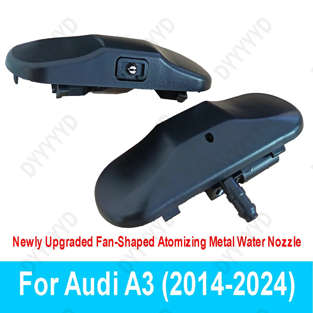 Heated Spray Glass Water Nozzle For Audi A1 8X A3 8V A4 B8 A6 C7 C8 A7 C7 A8 Q3 Q5 Q7 Windscreen Washer Jet Water Spray Nozzles