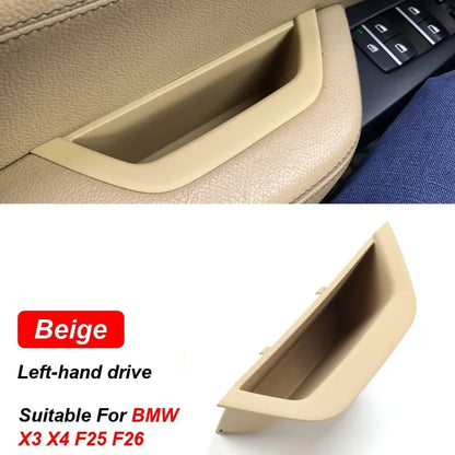 LHD RHD Interior Driver Door Pull Handle Armrest Panel Cover Storage Box For BMW X3 X4 F25 F26 2010-2016 51417250307