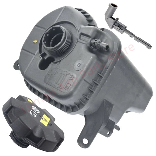 Coolant Expansion Tank With Cap & Level Sensor For BMW X5 E71 F15 F85 X6 E71 E72 F16 F86 17138621092 17117639020 17137553919