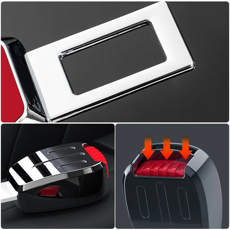 1Pcs Car Safety Seat Lock Buckle Car Seat Belt Clip Extension Plug Clip For Opel Corsa Astra Insignia Vectra Zafira Meriva Mokka