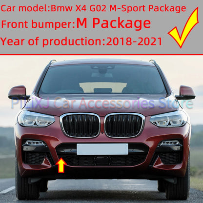 For BMW X4 G02 M-Sport Front Rear Bumper Towing Hook Cover Cap Hauling Shell Lid 2018 2019 2020 2021#51118064606 51128065134