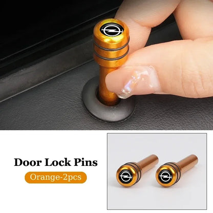 2/4Pcs Car Interior Door Lock Pins Rods Knobs Accessories For Opel Corsa Astra Insignia Zafira Meriva Mokka Grandland Vivaro