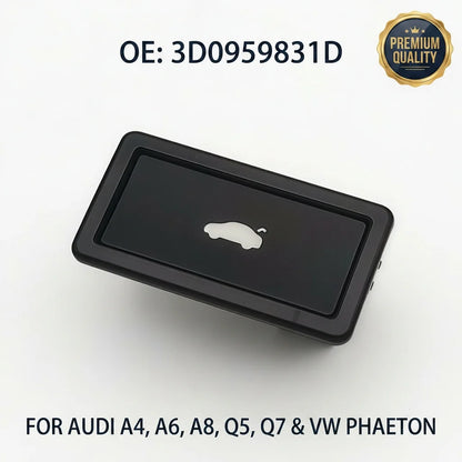 Tailgate Boot Trunk Lid Release Switch 3D0959831D for Audi A4 S4 A6 S6 A7 A8 Q5 Q7 for VW Phaeton 4-Pin 3D0 959 831 D