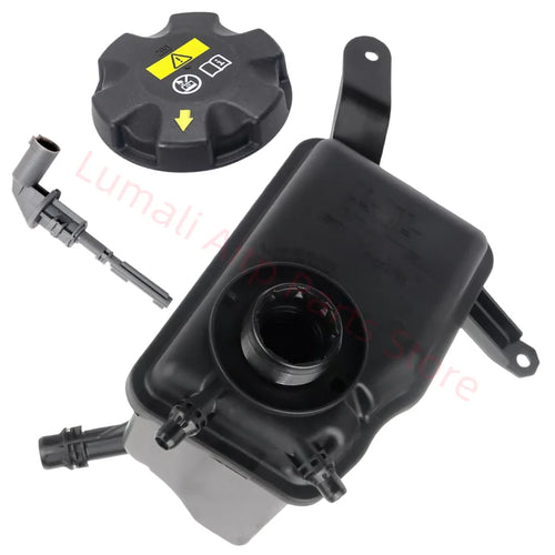 17137542986 Coolant Expansion Tank With Cap With &Level Sensor For BMW E60 E61 E63 E64  520i 523i 525i 530i 540i 550i 630i 650i