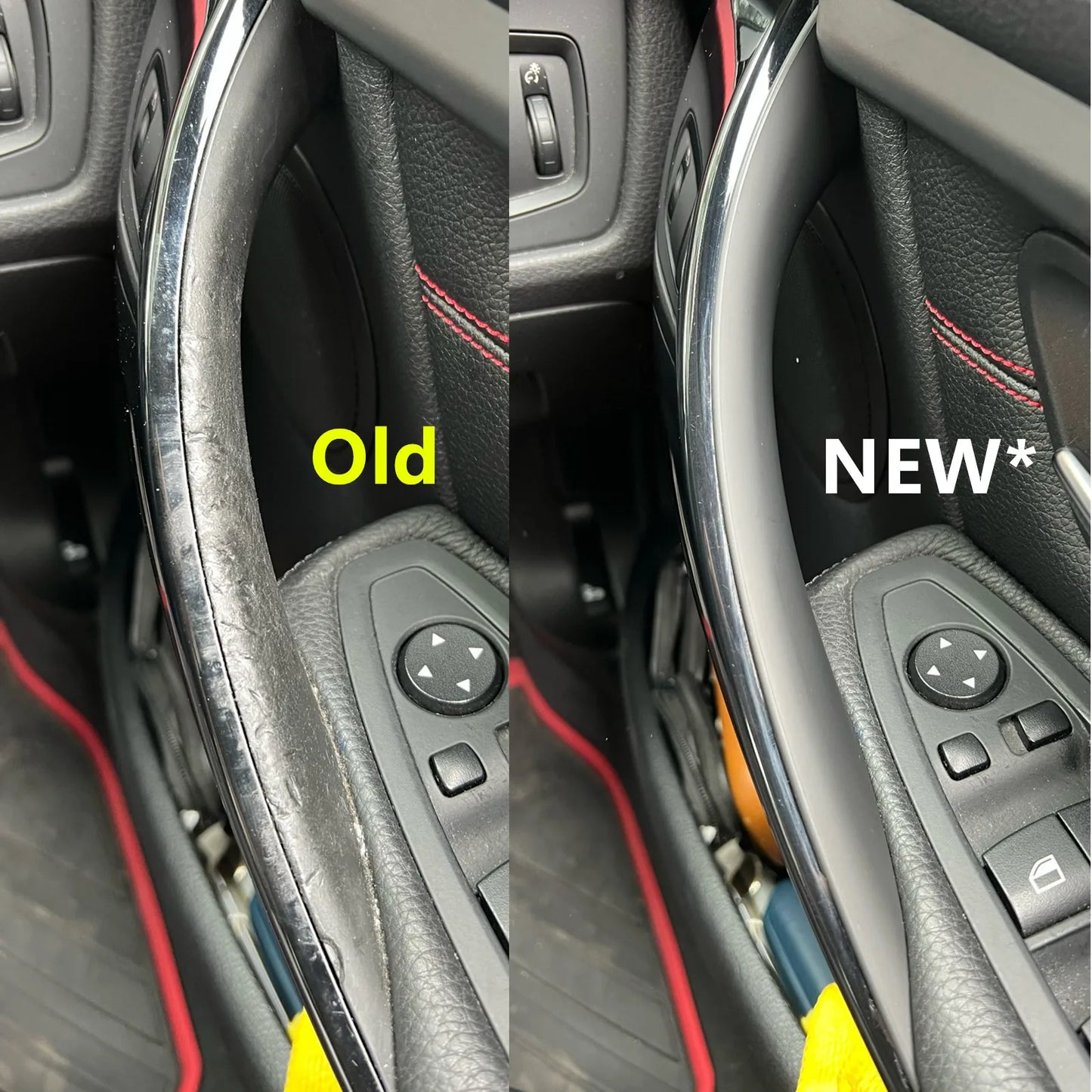 Car Interior Door Handles For BMW F30 F31 F32 F34 F36 F80 F82 3 4 Series 3GT  ABS Interior Door Handle Pull Protective Cover