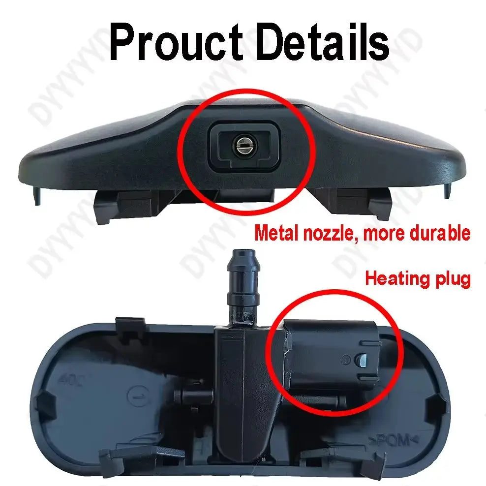 Heated Spray Glass Water Nozzle For Audi A1 8X A3 8V A4 B8 A6 C7 C8 A7 C7 A8 Q3 Q5 Q7 Windscreen Washer Jet Water Spray Nozzles