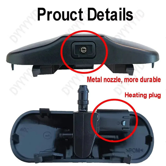 Heated Spray Glass Water Nozzle For Audi A1 8X A3 8V A4 B8 A6 C7 C8 A7 C7 A8 Q3 Q5 Q7 Windscreen Washer Jet Water Spray Nozzles