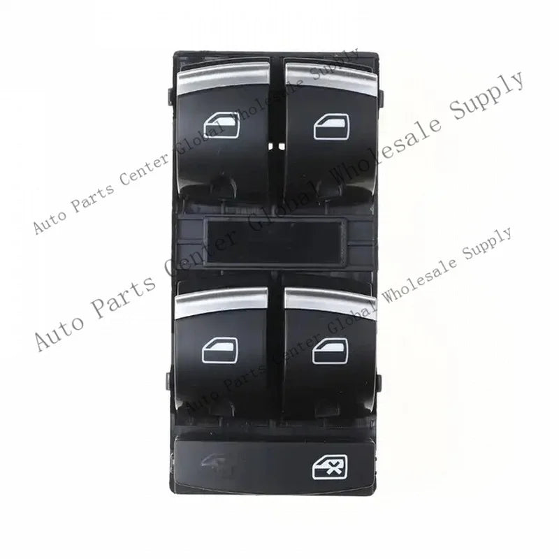L+ Chrome Master Window Switch Button Panel 4F0959851H For Audi A3 S3 RS3 Q7 New