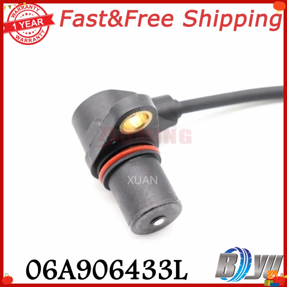 06A906433L 06A906433G 06A906433N Car Crankshaft Position Sensor For AUDI A3 A4 TT For VW BEETLE EOS GOLF GTI JETTA PASSAT