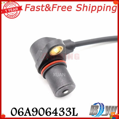06A906433L 06A906433G 06A906433N Car Crankshaft Position Sensor For AUDI A3 A4 TT For VW BEETLE EOS GOLF GTI JETTA PASSAT