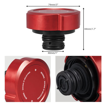 Aluminum Coolant Expansion Tank Cap For BMW E46 E36 E39 X3 E83 X5 E53 Z4 E85 E86 318i 320i 323i 325i 328i 525i 528i 2.5i 3.0i