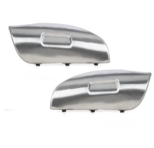 Car Front Bumper Stainless Steel Plastic Tow Hook Cover Trailer Hauling Eye Cap Lid For Porsche Cayenne 957 2007 2008 2009 2010