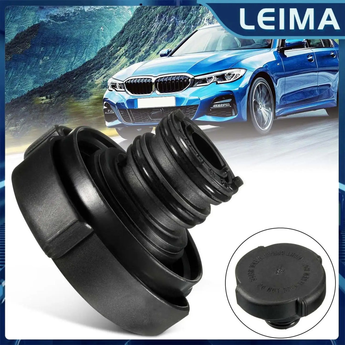 Car Expansion Tank Cap Radiator Cover For BMW 3 5 7 Series E46 E36 E39 E60 E34 E38 E53 E83 X3 X5 Z3 Z4 M3 17111712669 Auto Parts