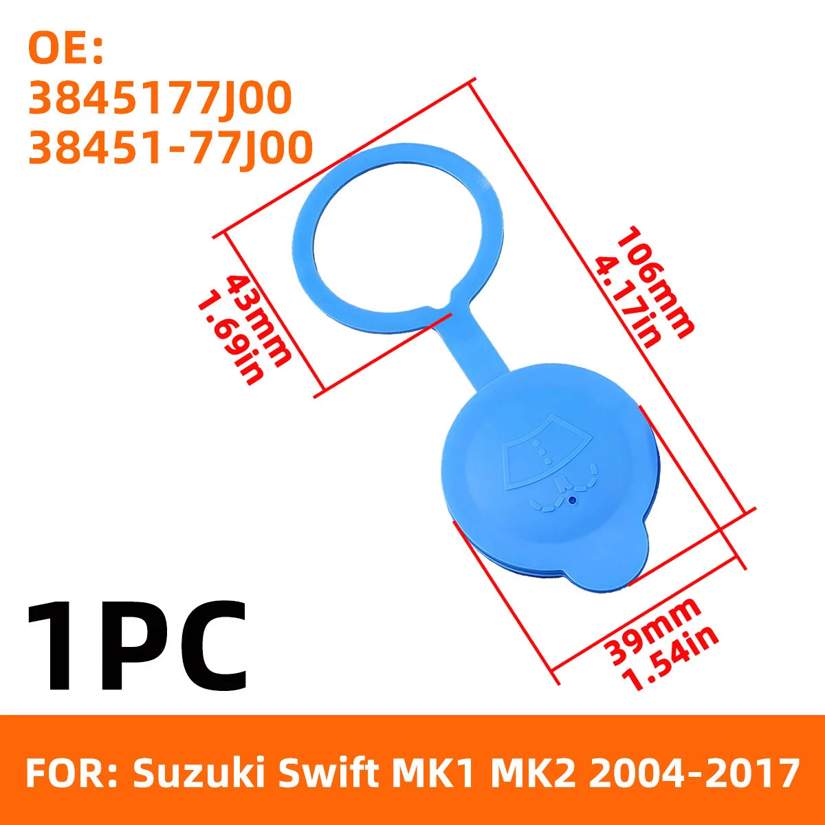 YONGRUN 1PC Windshield Washer Fluid Reservoir Cap Hot Selling Brand Series Car External Fuel Tank Cap Replacement Original