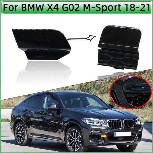 For BMW X4 G02 M-Sport Front Rear Bumper Towing Hook Cover Cap Hauling Shell Lid 2018 2019 2020 2021#51118064606 51128065134