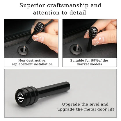 2/4Pcs Car Interior Door Lock Pins Rods Knobs Accessories For Opel Corsa Astra Insignia Zafira Meriva Mokka Grandland Vivaro