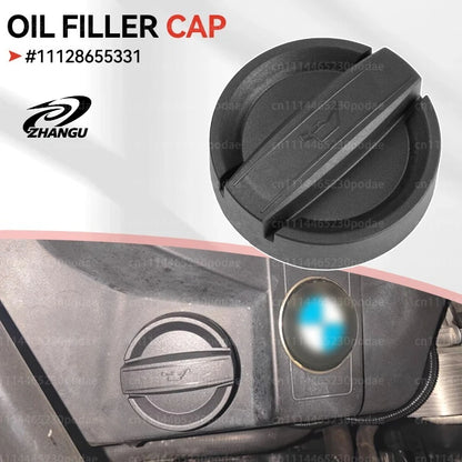 ZHANGU 11128655331  Engine Oil Filler Neck Sealing Tank Cap Cover For Bmw 1 3 5 Series E60 E87 E90 E91 F10 F11 F20 F21 F30 Mini