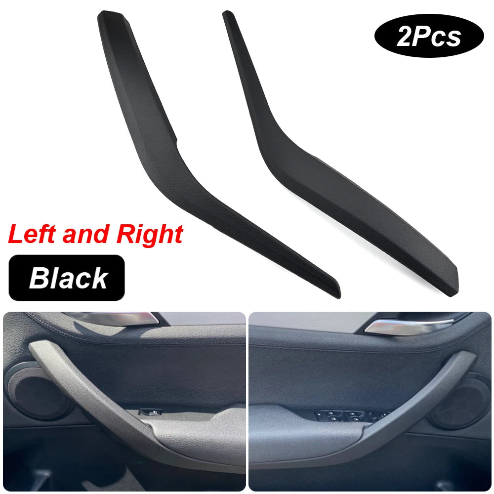 Upgraded Car Left Right Interior Door Armrest Pull Handle Outer Cover Trim For BMW X1 E84 2010-2016