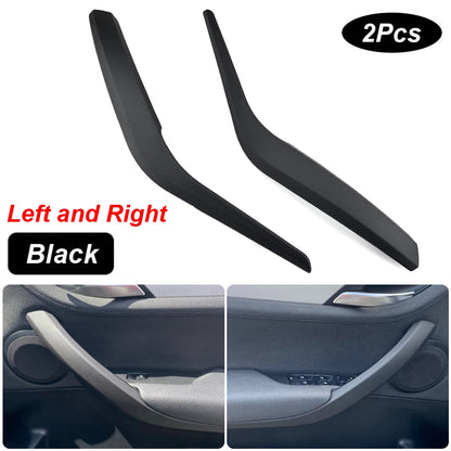 Upgraded Car Left Right Interior Door Armrest Pull Handle Outer Cover Trim For BMW X1 E84 2010-2016