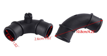 17127515487 Car Coolant Water Hose Connector Bleeder Screw Pipe Joint Elbow Fit For Mini Cooper R50 R52 2006 2005