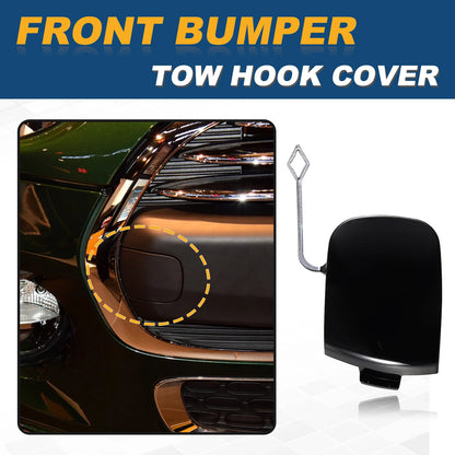 Front Bumper Tow Hook Cap Towing Eye Cover For Mini Cooper S F55 F56 F57 Right Side 2016 2017 2018 51117337796  Car Accessories