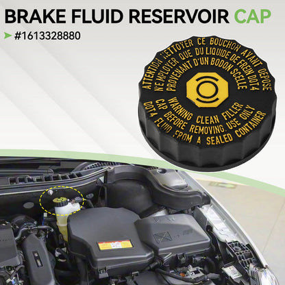 Car Brake Fluid Reservoir Bottle Tank Cap Cover For Peugeot Citroen C5 C6 Toyota Avensis Corolla  Hilux Pickup BMW X3 1613328880