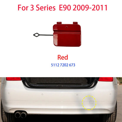 Rear Bumper Towing Hook Cover Shell For BMW 3 2009-2011 E90 LCI 318 320 323 325 328 330 335 Hauling Trailer Cap 51127202673