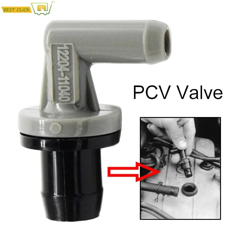 1PC 12204 - 11040 Ultrasonic PCV Valve Positive Crankcase Ventilation Auto Part For Toyota Corolla Camry