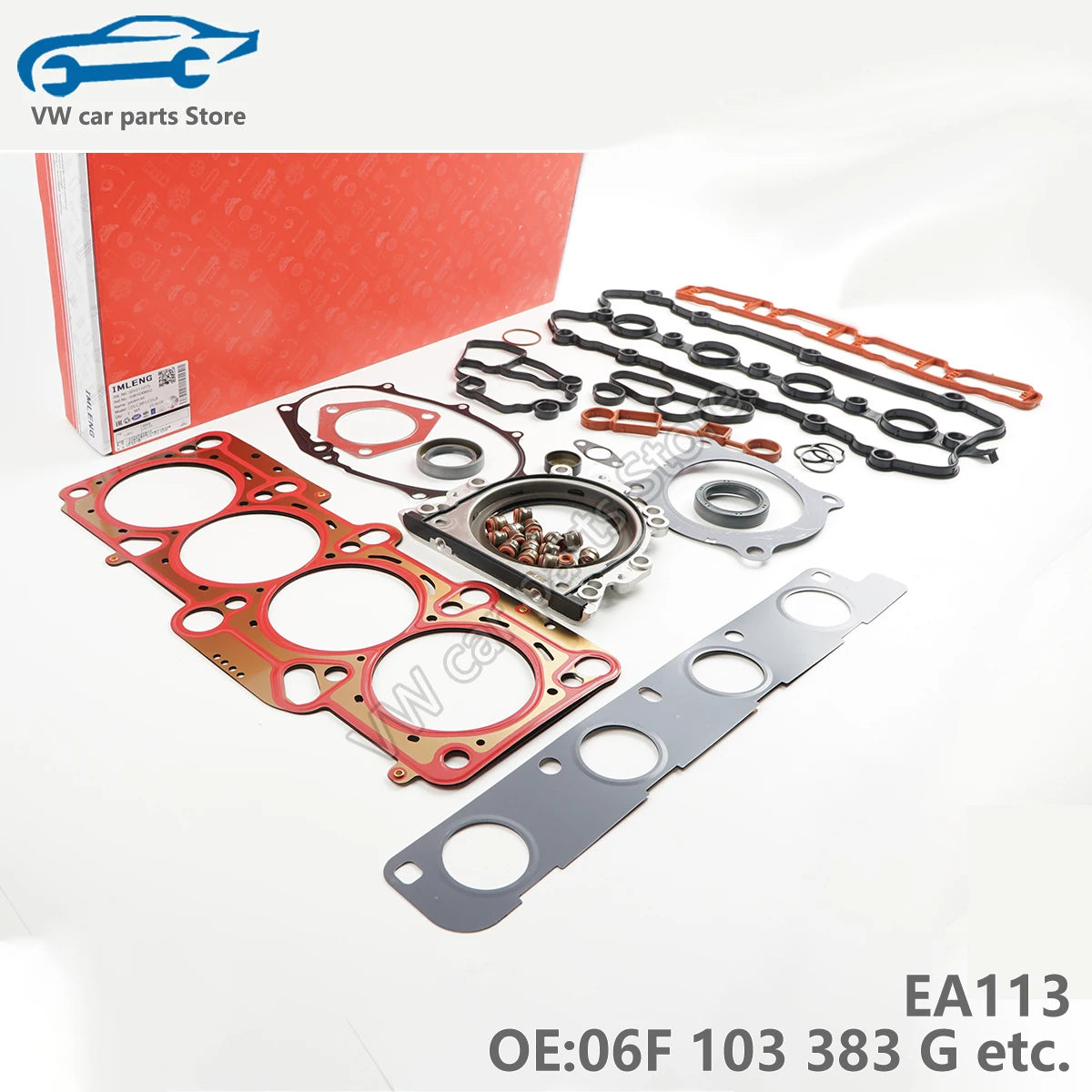 EA113 Engine Gasket Overhaul Kit For A3 A4 A6 Golf Jetta Leon 06F103383G,06F103483D,06L109675C,038103085C,038103085E